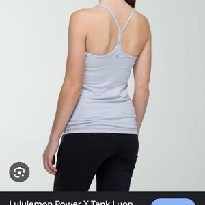 93  lululemon athletica Women's Gray Racerback Tank